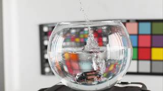 Phantom Flex4K Slow Mo Splash Test in 4K [upl. by Nylleoj278]