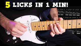 Great Pentatonic Licks To Level Up Your Solos No Talking [upl. by Aneehta]