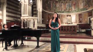 Colette Lam OCAVAinRome 2015 Summer Program 1st Concert [upl. by Iggam]