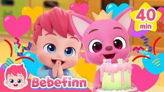 Happy Birthday Pinkfong 🎂💗  more Songs Compilation  Best Nursery Rhymes [upl. by Loutitia60]