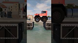 BeamNGdrive  Truck vs broken bridge🚚🌉 [upl. by Tonia]