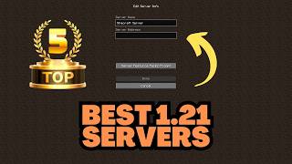 Top 5 Minecraft 121 Servers IP [upl. by Ynohtnaleahcim]