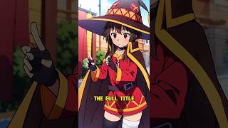 The REAL TRUTH About Megumin You Dont Know [upl. by Aicekan]