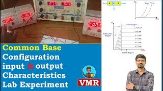 23 Common Base configuration lab experiment  BEEE lab  input and output characteristics [upl. by Azilef]