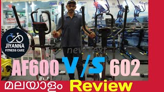 AEROFIT AF600ES602ES ELLIPTICAL CROSS TRAINER REVIEW JIYANNA FITNESSCARE [upl. by Cadal75]