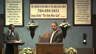 Apostle Mathis False Trinity Doctrine explained [upl. by Ojyllek]