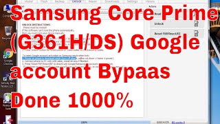 Samsung G361HDS FRP Unlock 100000 tested With Z3X tool Pro [upl. by Leisha]