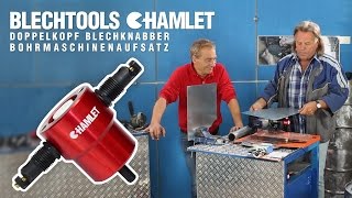 Blechtools Hamlet Blechnibbler 2015  der Bohrmaschinenaufsatz [upl. by Ajdan]