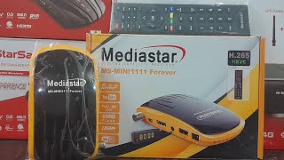 Mediastar MSMINI1111 Forever H265 Digital Satellite Receiver l Unboxing l Review l Urdu [upl. by Ahsiem]