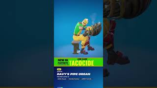 Davy’s Pipe Organ Now Available in Fortnite item shop [upl. by Otrevire591]