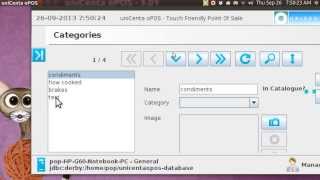 unicenta POS 12 reassign category names [upl. by Eulalia]