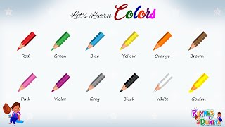 Learn Colors Name In English  Color Videos For Kids  Learn to write colors name for Kids [upl. by Friede]