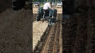 Fordson Model N Tractor Trail Ploughing at Collingham Match  16th September 2023 [upl. by Kauffman]