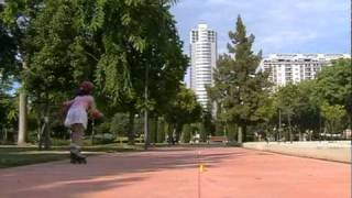 Canal Roller Aprende a girar en patines Giro en Paralelo [upl. by Nimaynib]