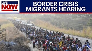 WATCH FULL Border Crisis Migrants Hearing House Homeland Security Committee [upl. by Sirrom963]