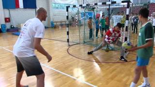 Danijel Saric at Goalkeepers Camp in Makarska 2015 [upl. by Vlada]