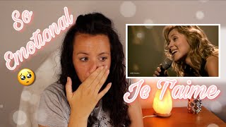 Reacting to Lara Fabian  Je taime  Live in Paris 2001  SO EMOTIONAL 😢  REACTION [upl. by Anomar]