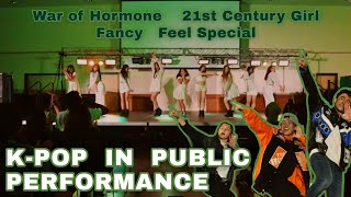 KPOP IN PUBLIC  SCHOOL PERFORMANCE BTS  TWICE  PARADOX SHOWCASE [upl. by Nyberg]