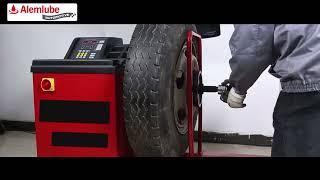 Alemlube Automotive Wheel Balancing Instruction Video [upl. by Atilemrac]