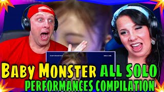 First Time Seeing The BabyMonster all solo performances compilation  THE WOLF HUNTERZ REACTIONS [upl. by Marala]