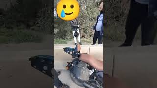 Attention au motard sur certaines route en Algérie fi djazair moto assainissement gaz roudou [upl. by Upshaw]