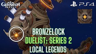 Local Legend Bronzelock  1st Achievement amp Location  Duelist Series 2  Genshin Impact 52 [upl. by Ecirp]