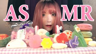 Japanese Wagashi ASMR Mukbang [upl. by Atekihc186]