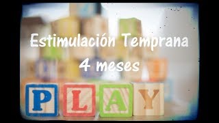 Ejercicios de Estimulación temprana  4 meses [upl. by Jobe]