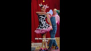 Old Macdonald Cow Tap Preschool Dance Music [upl. by Marchese]