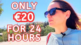 Eating in Greece on a Budget I Show You How for LESS THAN 20€ [upl. by Ecydnac]