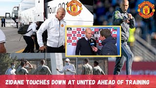 🔥💯✅ZINEDINE ZIDANE TOUCHES DOWN AT MANCHESTER UNITED AHEAD OF OFFICIAL ANNOUNCEMENT✅💯🔥 [upl. by Viradis]