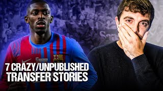 🤯 7 CRAZYUNPUBLISHED TRANSFER STORIES OF JANUARY WINDOW [upl. by Stanfield709]