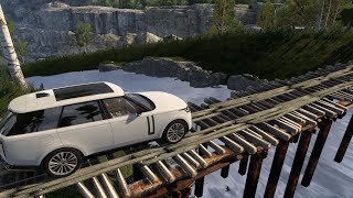 Range rover through Narrow Roads  Euro Truck Simulator 2  Steering Wheel Gameplay [upl. by Saideman]