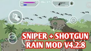 Mini Militia Version 428 All Map Instant Sniper  ShotGun Rain Mod  By Gamer Shihab [upl. by Gilcrest250]