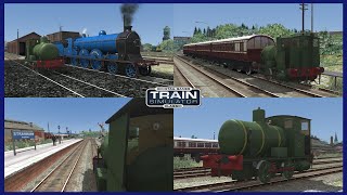 15T Fireless Locomotive shunting in Stranraer  Train Simulator [upl. by Crandale]