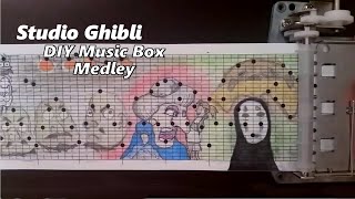 Studio Ghibli Music Box Medley10 feet long [upl. by Oznohpla]