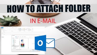 How to Email a Folder in MS Outlook  How to Attach Folder to an Email in Microsoft Outlook ittips [upl. by Hadsall]