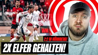 2X ELFER GEHALTEN 🤯 NÜRNBERG SCHENKT UNS ZUM 1 ADVENT EINEN PUNKT MEINE REAKTION AUF FCN vs F95 [upl. by Aicirtel]