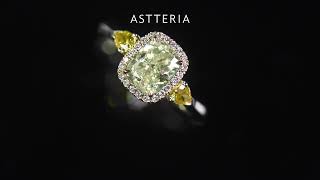 JCRF05567379 151CT YELLOW DIAMOND RING ASTTERIA [upl. by Frederico]