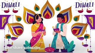 Happy Diwali 🪔 kids songs nursery rhymes preschool education children Hindi Diwali song learning [upl. by Yruj]