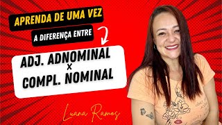 APRENDA DE UMA VEZ POR TODAS ADJUNTO ADNOMINAL X COMPLEMENTO NOMINAL [upl. by Jay847]