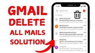 Gmail app par message ko delete kaise kare  How to delete gmail message in mobile phones [upl. by Aaren358]