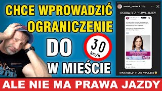 Nowa przewodnicząca sejmowego zespołu ds BRD nie zdała na prawko ale chce ostro karać kierowców [upl. by Nirraj]