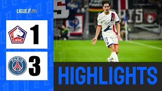 Lille vs PSG 1  3  Highlights  Ligue 1 20242025 [upl. by Osy]