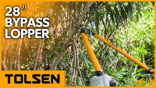 TOLSEN 28quot Bypass Lopper  Tree Trimmer [upl. by Issi]