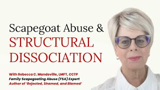 Understanding Scapegoat Abuse and Structural Dissociation scapegoat selfhelp cptsd [upl. by Milano891]