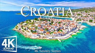 Croatia 4K  The Stunning Coastlines Historic Towns and Crystal Clear Waters of the Adriatic Gem [upl. by Ahsenar399]