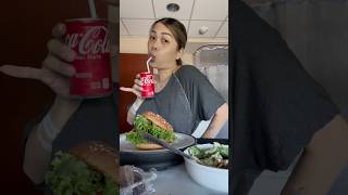 What I ate 24 hours after giving birth part 2 of 2 — All American burger [upl. by Lourdes]