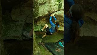 “Arched Back V2” Upper Middle Creek bouldering rockclimbing outdoorclimbing outdoors [upl. by Aduh]