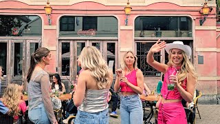 EINDHOVEN NEDERLAND  STREET PEOPLE LIFE BIKE VIDEO 4K [upl. by Bergmann]